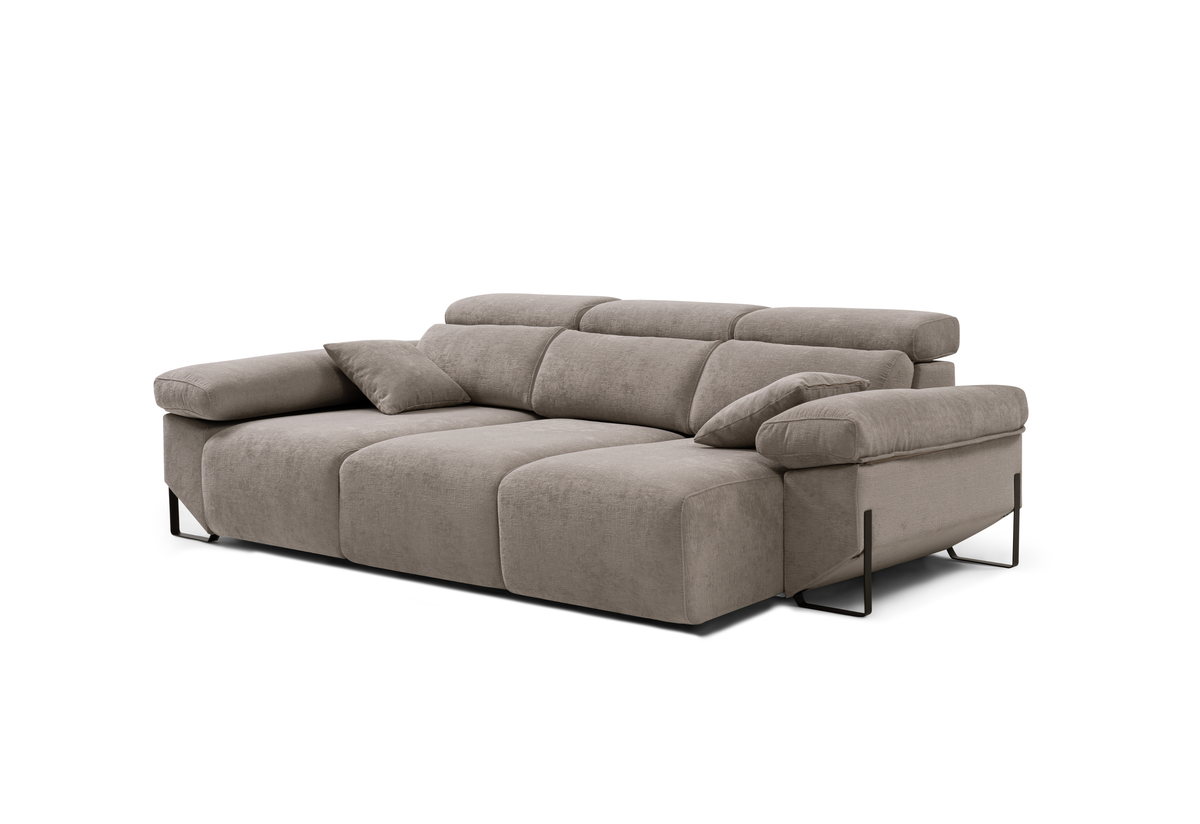 Maya - Sofá deslizante de 4 plazas con chaiselongue
