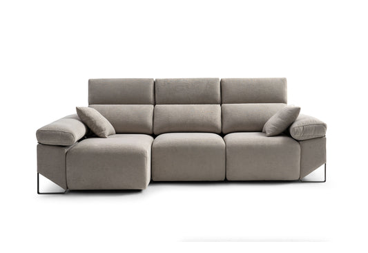Maya - Sofá deslizante de 4 plazas con chaiselongue